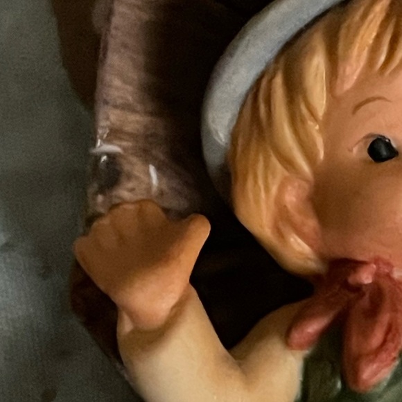 Napcoware Tiny Tots Boy Visiting Snail Under Umbrella - Vintage
Kitsh 1950's - Picture 6 of 7